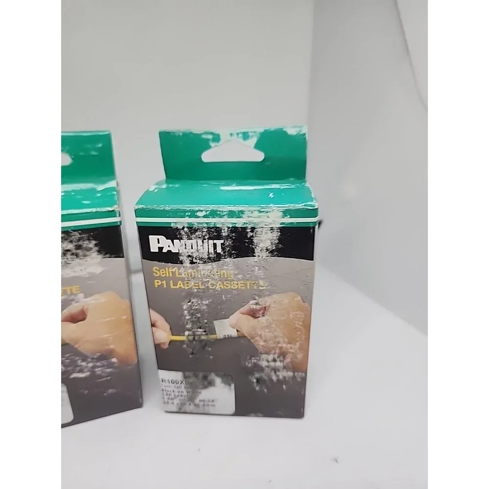 4) Panduit R100X075V1C P1 Cassette Continuous Tape Vinyl 1.0